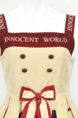 画像2: Innocent World / トランプゴブランハイウエストジャンパースカート M ベージュ O-26-10-18-018-IW-OP-OW-OS (2)