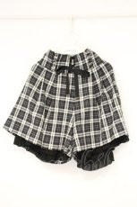 画像1: axes femme POETIQUE / レースアップタックキュロット M クロ O-26-10-19-029-AX-PA-IG-OS (1)