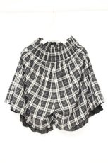 画像3: axes femme POETIQUE / レースアップタックキュロット M クロ O-26-10-19-029-AX-PA-IG-OS (3)