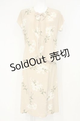 Preview of 百合柄セットアップ  ベージュ