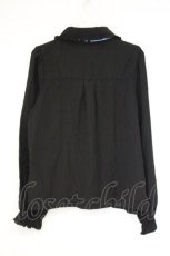 画像3: axes femme POETIQUE / ロザリウムフリルブラウス M クロ O-26-10-19-037-AX-BL-IG-OS (3)
