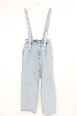 画像1: axes femme POETIQUE / サス付きバックレースアップパンツ M ウォッシュ O-26-10-19-044-AX-PA-IG-OS (1)