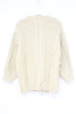 画像3: axes femme / リボンロングニットカーディガン  ベージュ O-26-10-19-054-AX-TO-IG-OS (3)