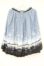 画像1: axes femme POETIQUE / ビット付スノータウンスカート M ブルー O-26-10-19-057-AX-SK-IG-OS (1)