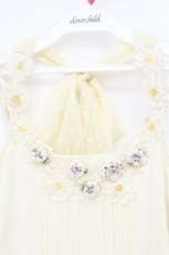画像2: axes femme / お花モチーフ使いホルターキャミソール M キナリ O-26-10-19-083-AX-TO-OW-OS (2)