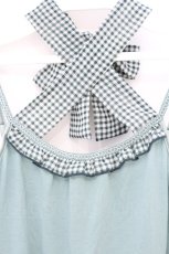 画像2: axes femme / シフォンホルターキャミソール付きサマーニット M グリーン O-26-10-19-084-AX-TO-OW-OS (2)