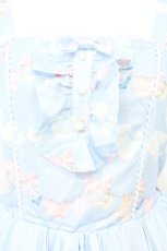 画像2: axes femme kawaii / ランドリー柄ジャンスカ  サックス O-26-10-19-013-AX-OP-IG-OS (2)
