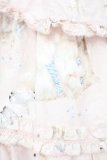 画像3: PINK HOUSE / さざ波とねこプリントスカート  ピンク O-26-10-19-018-LO-SK-IG-OS (3)
