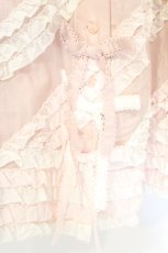画像4: PINK HOUSE / 配色フリルローンスカート  ピンク O-26-10-19-019-LO-SK-IG-OS (4)