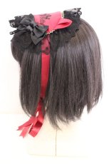 画像3: Angelic Pretty / Princess Catアイマスクキャノティエ  ワイン O-26-10-20-042-AP-AC-IG-OS (3)