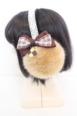 画像3: LOLITA / リボンファーイヤーマフ  ブラウン O-26-10-20-046-LO-ZA-IG-OS (3)