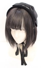 画像1: Melody BasKet / ヴィクトリアンドールヘッドドレス  クロ O-26-10-20-047-LO-AC-IG-OS (1)