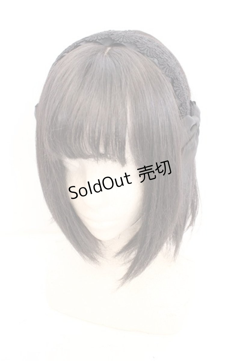 画像1: m petit by misako / TT*AMレースカチューシャ  クロ O-26-10-20-052-LO-AC-IG-OS (1)