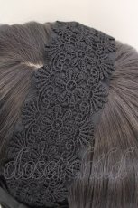 画像2: m petit by misako / TT*AMレースカチューシャ  クロ O-26-10-20-052-LO-AC-IG-OS (2)