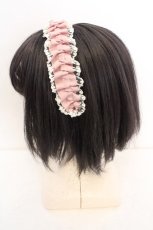 画像3: m petit by misako / AMレースカチューシャ  ピンク O-26-10-20-053-LO-AC-IG-OS (3)