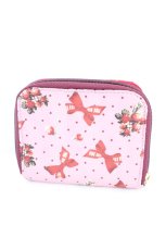 画像2: PINK HOUSE / × LeSportsac PHリボンベリーフェッティ柄折り畳み財布  ピンク O-26-10-20-083-LO-ZA-IG-OS (2)