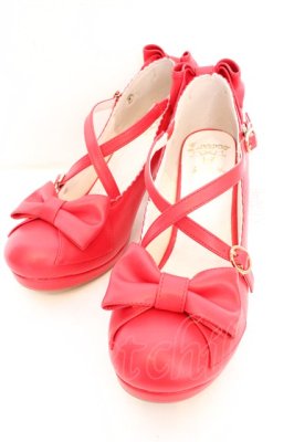 Preview of My Ribbon Shoes 24cm アカ