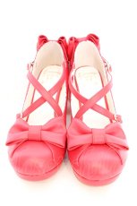 画像2: Lococo×byあしながおじさん / My Ribbon Shoes 24cm アカ O-26-10-20-088-LO-SH-OW-OS (2)