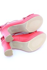画像4: Lococo×byあしながおじさん / My Ribbon Shoes 24cm アカ O-26-10-20-088-LO-SH-OW-OS (4)