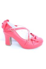 画像7: Lococo×byあしながおじさん / My Ribbon Shoes 24cm アカ O-26-10-20-088-LO-SH-OW-OS (7)