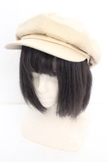 画像1: axes femme / プレーンキャスケット 57.5cm ベージュ O-26-10-20-035-AX-AC-IG-OS (1)