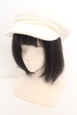 画像1: Lovely Tency / TT*MAツイードRキャスケット  オフシロ O-26-10-20-036-LO-AC-IG-OS (1)