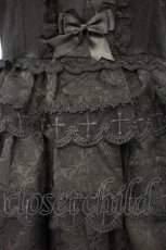 画像3: Black Shamrock / ローズ×クロスティアードドレス  クロ O-26-10-22-018-Go-OP-OW-OS (3)
