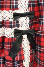画像3: axes femme kawaii / タータンチェックチェックワンピース M アカ O-26-10-22-020-AX-OP-OW-OS (3)