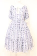 画像1: axes femme kawaii / プチローズ柄ワンピース M ラベンダー O-26-10-22-022-AX-OP-IG-OS (1)