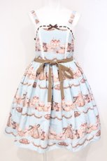 画像1: axes femme kawaii / お菓子の家柄ジャンスカ M ミント O-26-10-22-031-AX-OP-IG-OS (1)