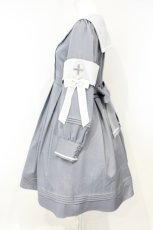 画像3: Amavel / Classical Nurseワンピース  ブルー×グレー O-26-10-22-037-CA-OP-IG-OS (3)