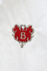 画像3: BABY,THE STARS SHINE BRIGHT / 刺繍入り後ろピンタックブラウス  シロ O-26-10-22-048-BA-BL-OW-OS (3)