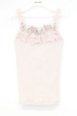 画像1: axes femme / カップ付き蝶々レースキャミ L ピンク O-26-10-22-057-AX-TO-IG-OS (1)