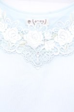 画像2: axes femme / カップ付ローズレースタンク L ミントグリーン O-26-10-22-059-AX-TO-IG-OS (2)
