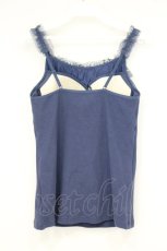画像3: axes femme / カップ付き蝶々レースキャミ L ブルー O-26-10-22-061-AX-TO-IG-OS (3)