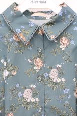画像2: axes femme POETIQUE / フォレストシャツワンピース M グリーン O-26-10-22-074-AX-OP-IG-OS (2)