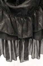 画像3: ATELIER PIERROT / Bustle Corset Dress[Rose Jacquard]  ブラック O-26-10-22-011-EL-OP-OW-OS (3)