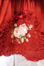 画像4: PINK HOUSE / Berry Rose刺繍入りパッチワーク風ワンピース  アカ O-26-10-22-013-LO-OP-IG-OS (4)
