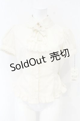Preview of 小さな衿のジャボ付きブラウス M アイボリー