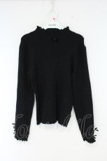 画像1: m petit by misako / メローハイネックニットプルオーバー LL クロ O-26-10-23-035-LO-TO-OW-OS (1)