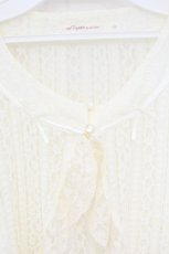 画像2: m petit by misako / レースボレロ LL アイボリー O-26-10-23-040-LO-TO-OW-OS (2)