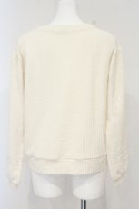画像3: axes femme / レースアッププルオーバー F アイボリー O-26-10-23-052-AX-TO-IG-OS (3)
