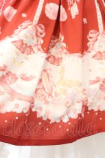 画像2: LIZ LISA / TinySwanBallerina柄スカート  アカ O-26-10-23-061-LO-SK-IG-OS (2)