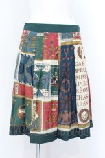 画像1: Jane Marple / Royal Flagミニスカート M グリーンｘマルチ O-26-10-23-063-JM-SK-OW-OS (1)