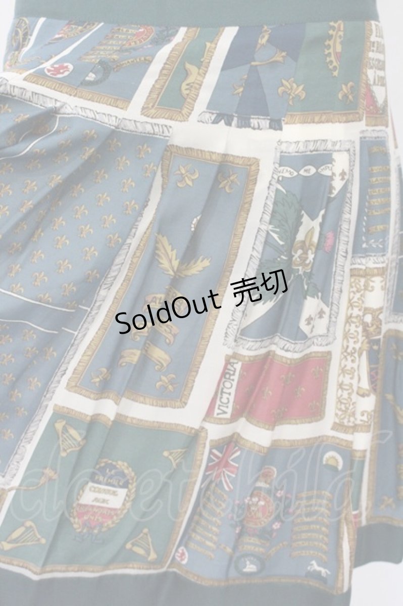 画像3: Jane Marple / Royal Flagミニスカート M グリーンｘマルチ O-26-10-23-063-JM-SK-OW-OS (3)