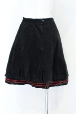 画像3: PEACE NOW / ライン配色別珍スカート M ブラック O-26-10-23-069-PU-SK-OW-OS (3)