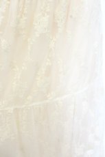 画像2: axes femme POETIQUE / レースティアードロングスカート  アイボリー O-26-10-23-074-AX-SK-IG-OS (2)