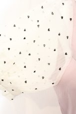 画像2: LIZ LISA / ハートフロッキー切替ワンピース  ピンク×シロ O-26-10-23-008-LO-OP-IG-OS (2)