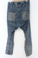 画像3: SUPER LOVERS / レオパードダメージデニムパンツ  インディゴ O-26-10-23-080-PU-PA-IG-OS (3)