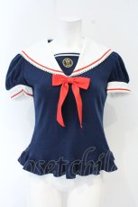 画像1: Angelic Pretty / School Marineカットソー  ネイビー×シロ O-26-10-23-013-AP-TO-IG-OS (1)